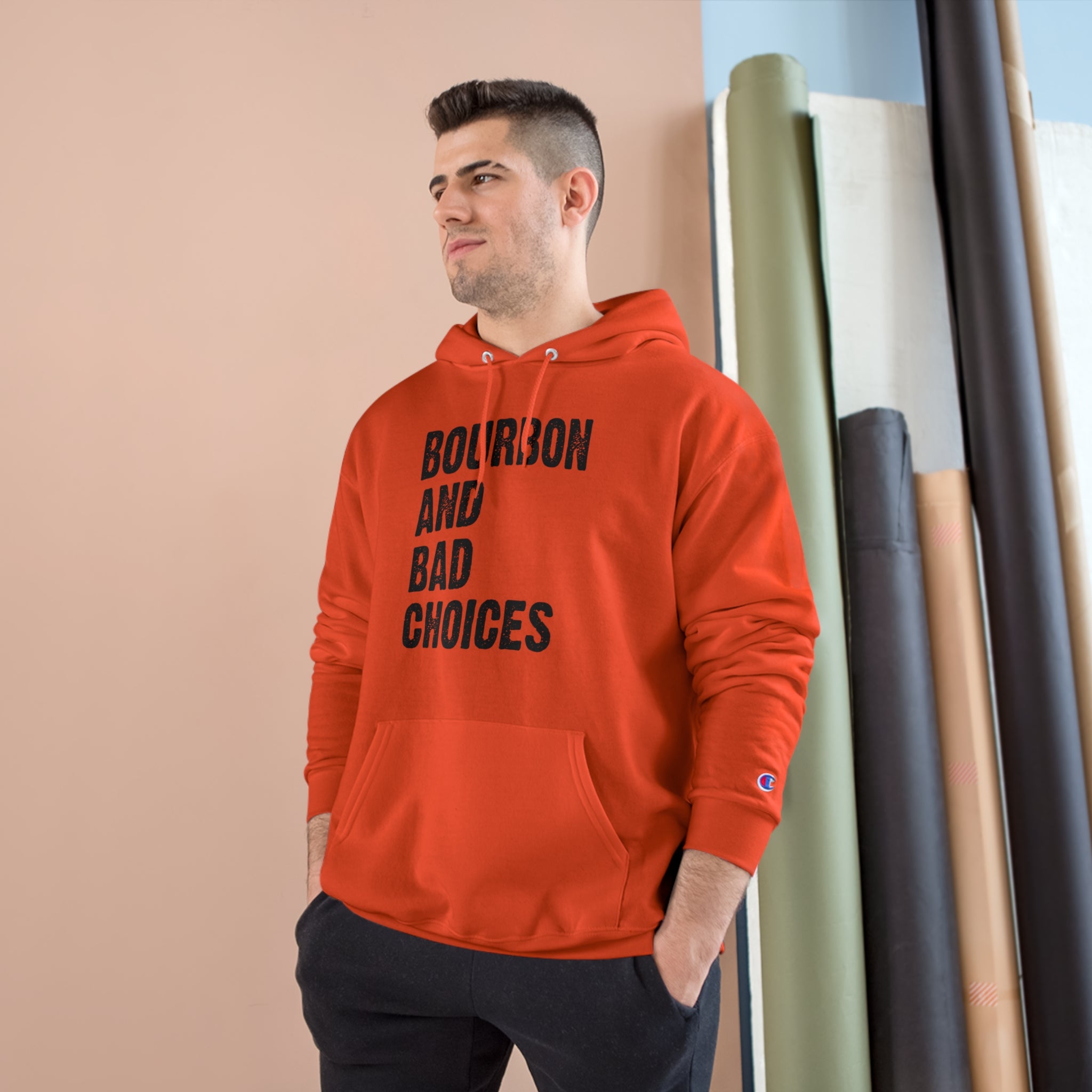 Bourbon and Bad Choices Champion Hoodie